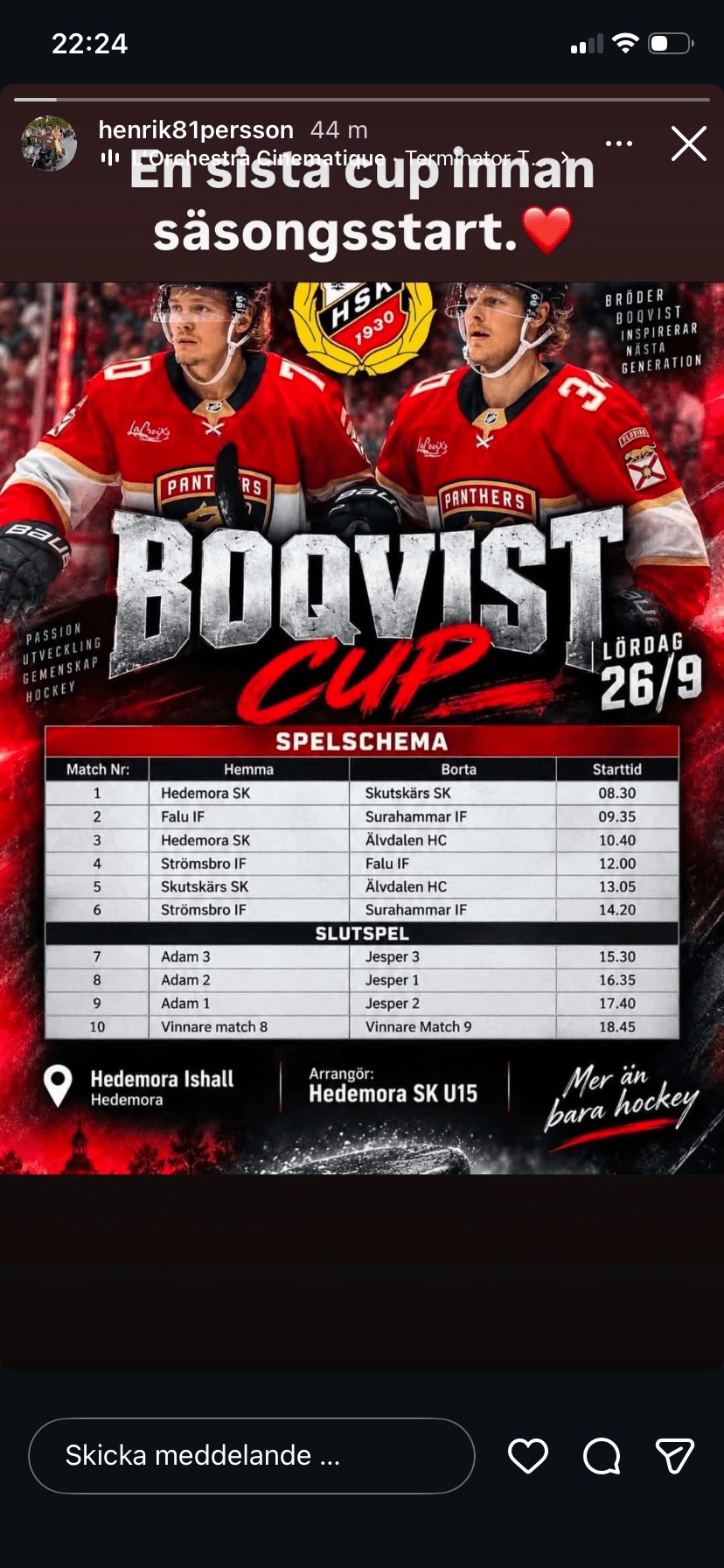 Boqvist Cup